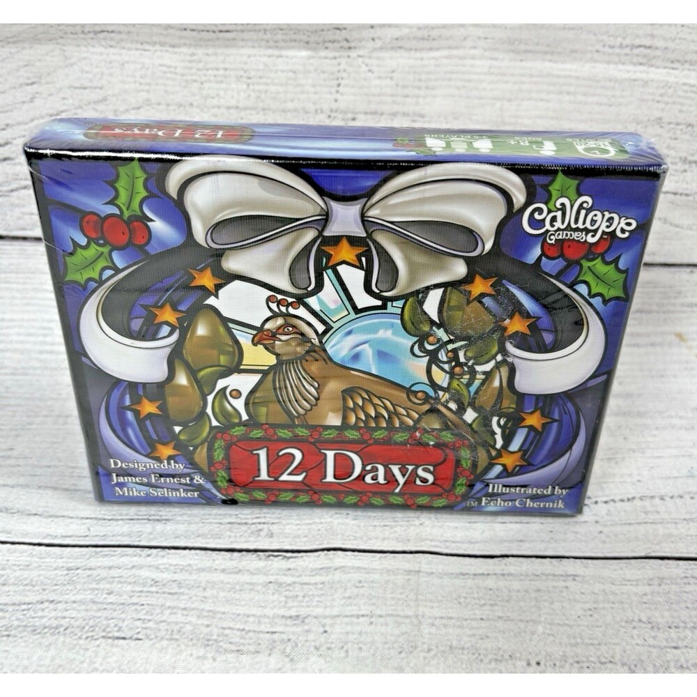12 Days Card Game Christmas 2021 Calliope Games 3-5 Players Age 8 + New Sealed